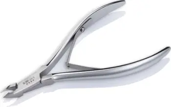 Pincetë kutikule OMI Pro-Line CL-201, Jaw 12 4mm, inox, argjendtë