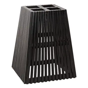 Bazë tavoline Frantz HM9460.02, dru Mindi, 60x60x75 cm, e zezë