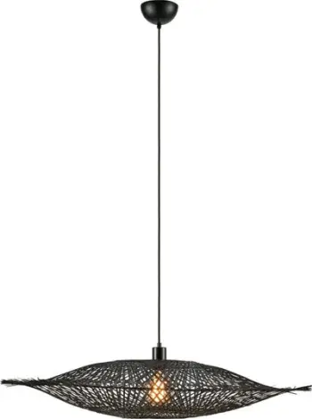 Llambë varëse Markslöjd Kumo, bambu, 92cm, e zezë