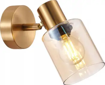 Aplikator muri Italux Santia SPL653421BROAMB, 1xE14 40W, bronz