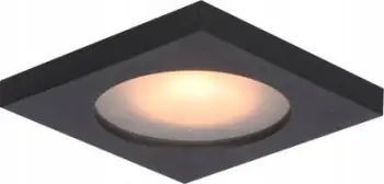 Spot tavanor i ndërtuar Italux Antar DL26385, GU10, IP44, i zi