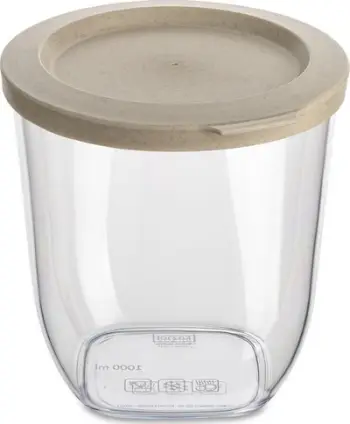 Konteiner kuzhine Koziol Connect Dry S, 1L, transparent, Desert Sand