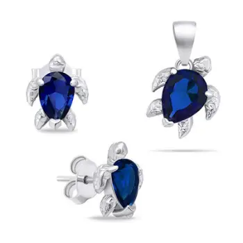 Set aksesorё Brilio Silver Turtle SET233WB, vathё + varёse