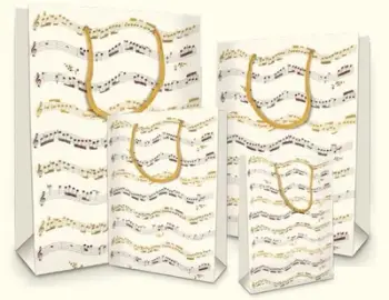 Qese dhurate DaVinci Musica BxS502C37B, dekorative, e vogël