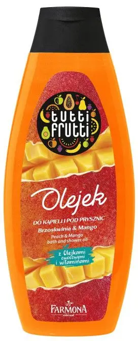 Vaj banje Farmona Tutti Frutti me mango dhe pjeshkë, 425 ml
