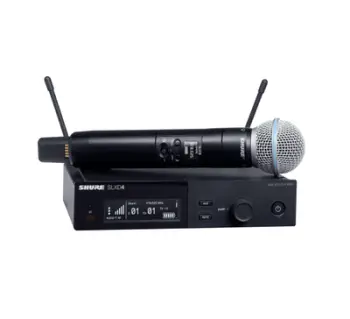 Sistem mikrofoni wireless Shure SLXD24E Beta58 G59, UHF digjital, superkardioid, i zi