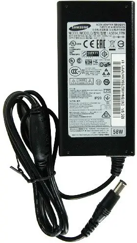 Adapter karikues për laptop Samsung 58W, 14V 4.14A, i zi