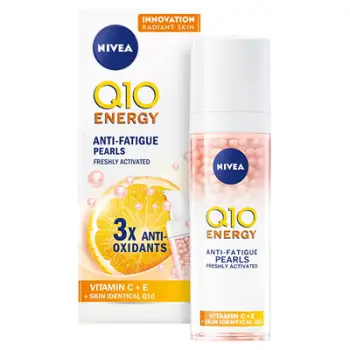 Serum antirrudhë Nivea Q10 (Anti-Fatigue Pearls), 30 ml