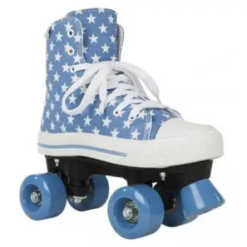 Patina me rrota Rookie Canvas High Stars, madhësia 35, blu