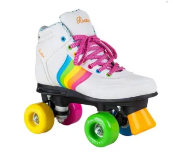 Patina Rookie Forever Rainbow, 4 rrota, ABEC 7, të bardha