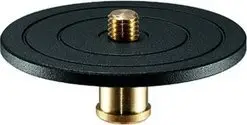 Platformë montuese Manfrotto 358, vidë 5/8", alumin, e zezë