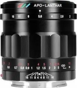 Objektiv Voigtlander 50mm F2 APO Lanthar Aspherical, E Mount, fokus manual, i zi