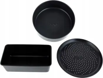 Set tavash pjekjeje Ninja 4380J300EUUK, jo-ngjitëse, aksesor për Ninja Foodi, e zezë