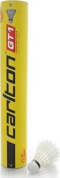 Shuttlecock badminton Carlton GT1 78, pupla natyrale, profesionál, të bardha