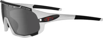 Syze sportive Tifosi Optics Sledge, lente të mëdha, kornizë TR 90, të bardha e të zeza