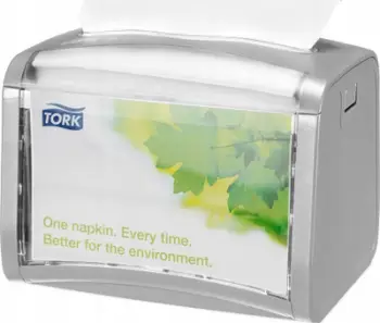 Dispenser salvetash Tork Xpressnap 272613, kapacitet 275 salveta, argjend