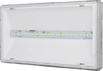 Llambë emergjente AWEX EXIT L IP65 ECO LED 3W 340lm, 1 orë, e bardhë