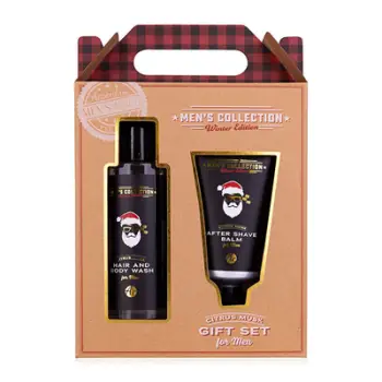 Set për meshkuj Accentra, xhel dushi 150 ml + çorape