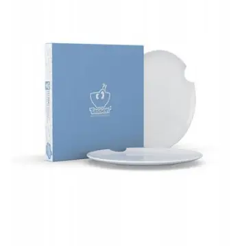 Set pjata darke FIFTYEIGHT Tassen Bite Mark, 28cm, porcelan, të bardha
