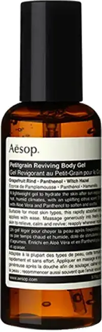 Xhel për trup Aesop (Petitgrain Reviving Body Gel), 150 ml