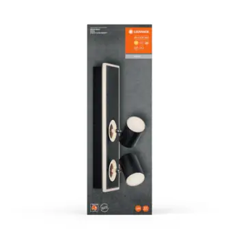 Reflektor i dyfishtë LED Ledvance DECOR MARS, 29W, 3100 lm, i zi