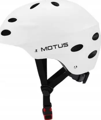 Helmet biçiklete Motus HT-40, për të rritur, madhësia L 58-62cm, i bardhë