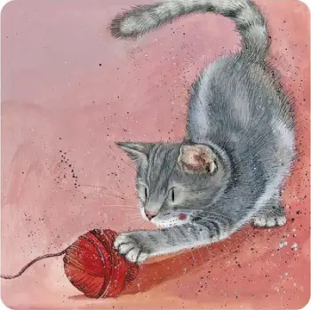 Nënfilxhan dhe nëntenxhere Teka C164 Pixie Cat, motiv mace, shumëngjyrësh