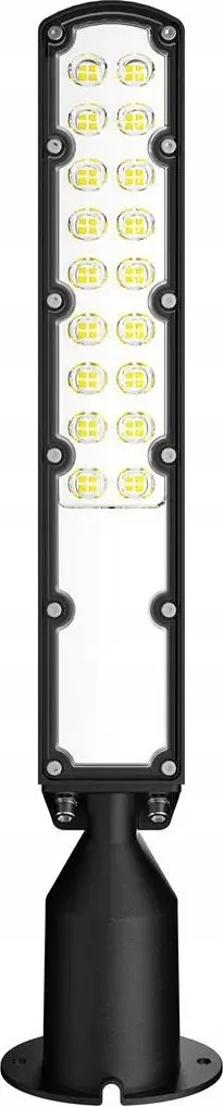 Llambë rrugore LED Lumax Era LU050ERA, 50W 6000lm, sensor muzgut, e zezë