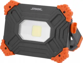 Reflektor portativ Sthor COB 10W, 1000lm, bateri 4400mAh, zi portokalli