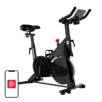Biçikletë ushtrimesh DeerRun S500 Pro, rezistencë magnetike, Bluetooth, e zezë