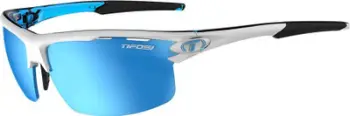Syze dielli Tifosi Rivet Interchangeable, lente polikarbonat, sport, të bardha me xhama blu