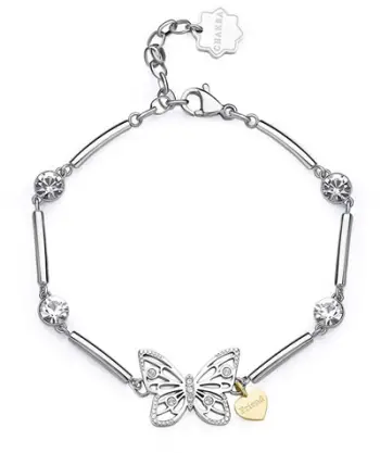 Byzylyk për femra Brosway Butterfly Chakra BHKB170, i argjendtë