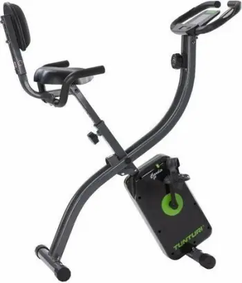Bicikletë ushtrimore Tunturi Cardio Fit, 8 nivele rezistence, e palosshme, e zezë