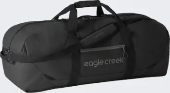 Çantë udhëtimi Eagle Creek No Matter What Duffel 90L, material ripstop, rezistente ndaj ujit, e zezë