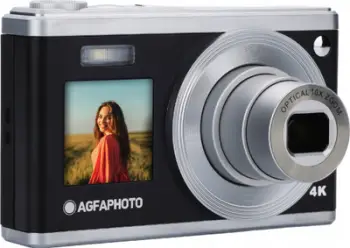 Kamerë kompakte Agfaphoto Realishot DC9200, 24MP, 4K, zmadhim optik 10x, e zezë
