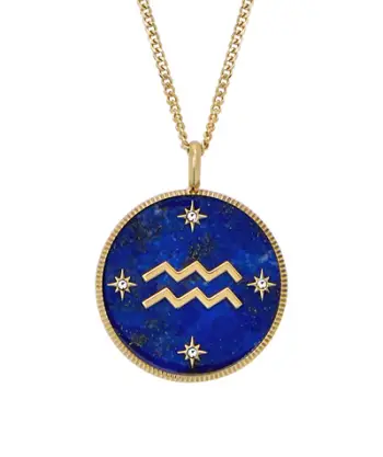 Varëse për femra Fossil Aquarius Written in the Stars JF04849710, e artë/ e kaltër