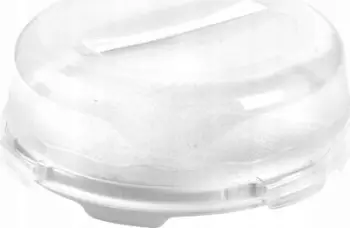 Enë për tortë Homéa 6PTA384BC, 30 cm, plastike BPA free, transparente