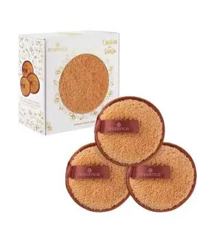 Lecka për pastrimin e grimit Essence Cookies for Santa, 3 copë