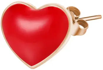 Vathë për femra Brilio Silver Piggy with Heart EA1226W, të argjendtë
