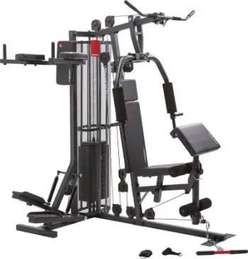Stacion fitnesi Christopeit Sport Multi-gym SP 5000, 12 blloqe peshe, deri 70 kg, i zi