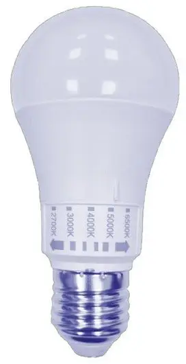 Lampë tavani Lumax LUNA LO1963BLS, LED 9W E27, sensor lëvizjeje IP65, e bardhë