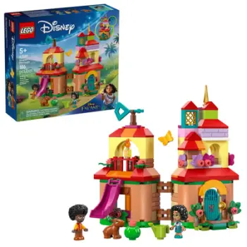 Set ndërtimi Lego Disney 43261 Encanto Mini House, 2 mini kukulla, shumëngjyrëshe