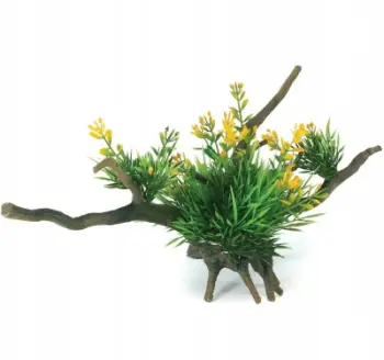 Bimë artificiale akuariumi Aqua Natura, plastikë, 12-31 cm, jeshile