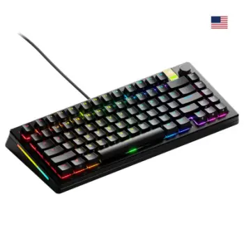 Tastierë gaming Glorious GMMK 3 PRO HE, 75%, RGB, layout English US, e zezë