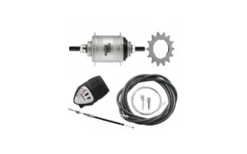 Set bosht i pasëm Sturmey Archer AW, 3 shpejtësi, freewheel, me shifter dhe sprocket