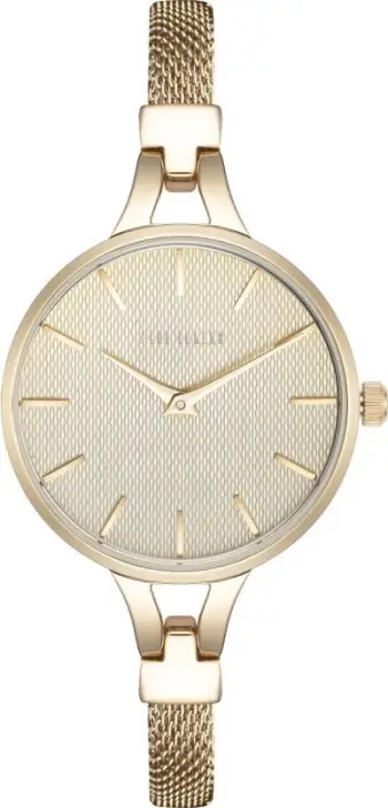 Orë dore për femra Paul Lorens PL12878B-4D1, quartz, çelik inox, argjend
