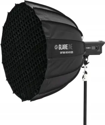 Grid për softbox GlareOne Hexa 90 PRO, përqendrim drite, i zi