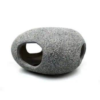 Strehimore terrariumi Terra Natura Stone, 20 cm, gur artificial, gri e hapur