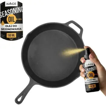 Vaj mirëmbajtjeje Hage Seasoning Oil GP150ML, 150ml, për enë gize, me spërkatës