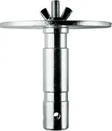 Adapter fotografik Manfrotto, 1 1/8", 120mm 3/8", argjendtë